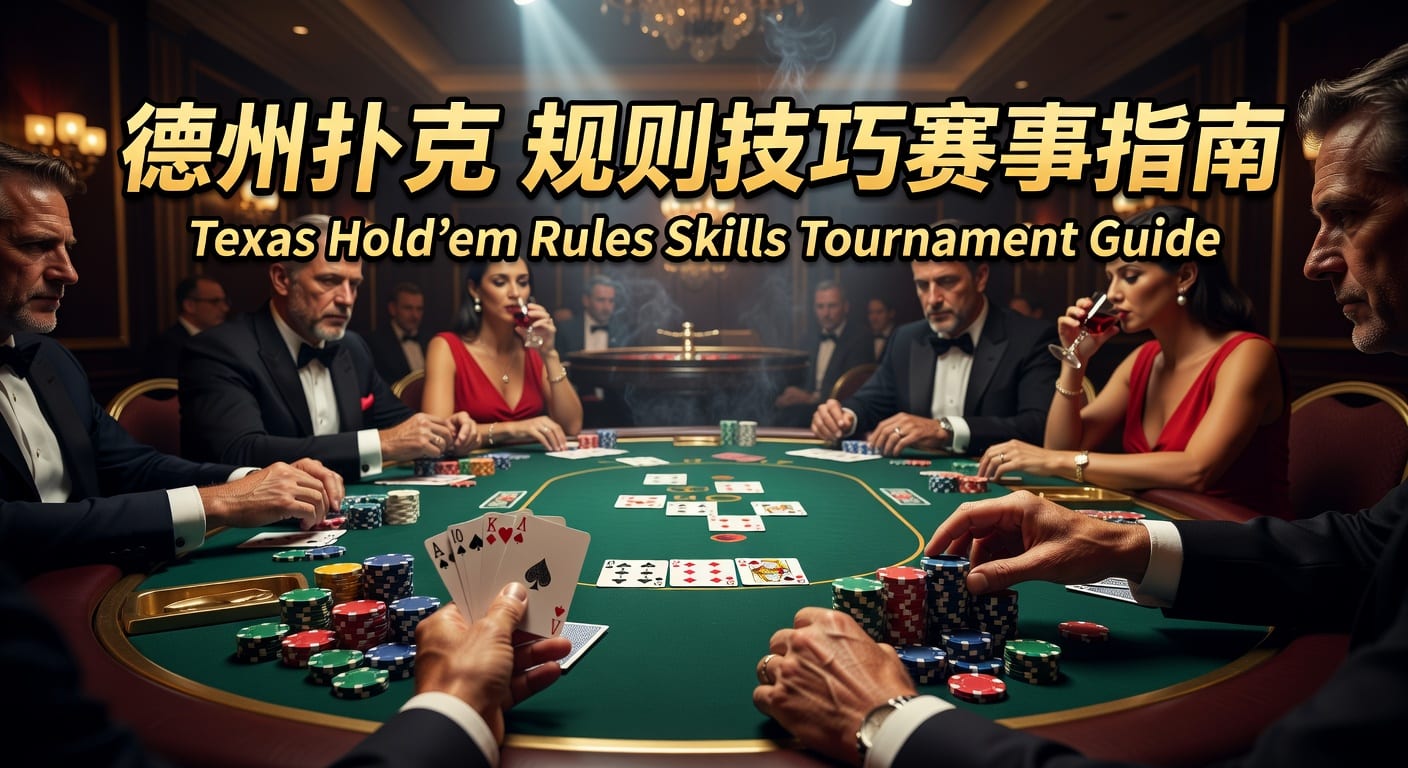 德州扑克实战入门：规则牌型位置与下注节奏