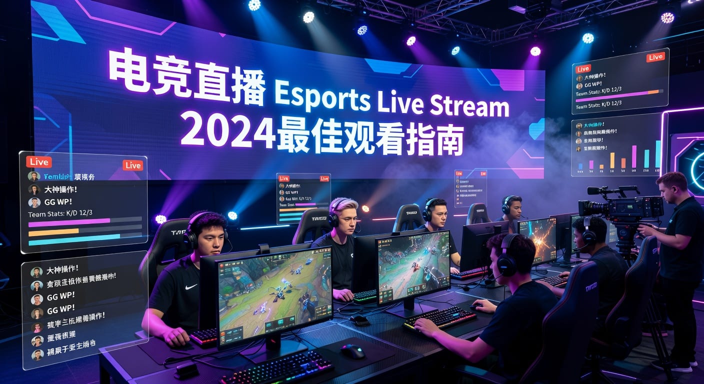 电竞直播 Esports Live Stream 观赛与数据判断指南